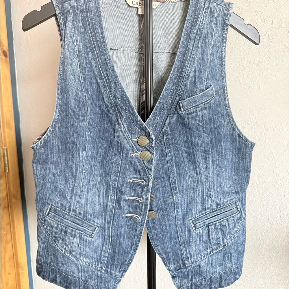 CAbi Denim Vest